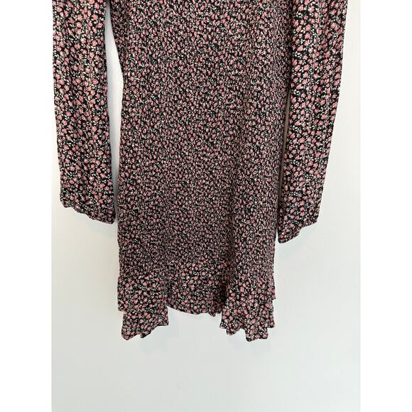 Tillys West Of Melrose Garden Party Smocked Ruffle Hem Mini Dress XL NWT - Picture 5 of 9